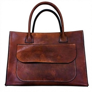 Genuine Leather Women's Handbags Custom Logo Printing Eco-Friendly Large Capacity Zipper Premium Quality Fashion Shoulder Bag - Product Image 5