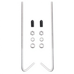 Soporte de Montaje para Batería Hoso Racing, Pernos de 8 Pulgadas, Kit de Sujeción de Acero Inoxidable 304 para Automóvil - Product Image 1