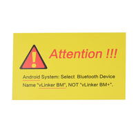 Vgate VLinker BM+ ELM327 BimmerCode BimmerLink Lector de Códigos Automotrices, Herramienta de Diagnóstico, Escáner de Automóviles ELM327 OBD2 Bluetooth 3.0