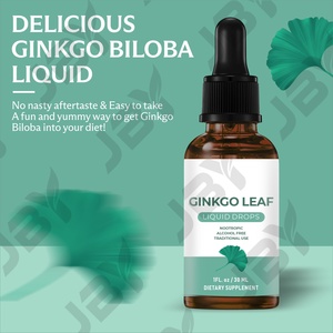 JBY Özel Marka Doğal <span class=keywords><strong>Ginkgo</strong></span> <span class=keywords><strong>Biloba</strong></span> Özü Sıvı Damlaları <span class=keywords><strong>Ginkgo</strong></span> Yaprağı Bitkisel Takviyesi - Product Image 4