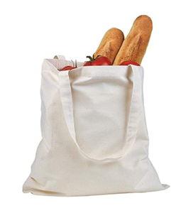 批发促销可爱卡通图案彩色可重复使用棉帆布手提袋 - Product Image 2