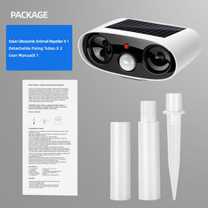 N27 2025 Répulsif solaire pour oiseaux à LED pour jardin extérieur, répulsif ultrasonique pour rongeurs. - Product Image 6