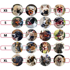 बटन बंद नरम लुभावनी विरोधी काटने वाले पिंजरे मुंह गार्ड अनुकूलन भारी शुल्क नायलॉन पड कुत्ते थूथन ठोस - Product Image 4