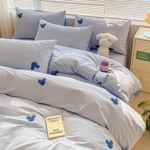 Cartoon Four Piece Set 100% Cotton Woven Quality 200TC All Season <strong>Bedding</strong> Sheet - Product Image 4