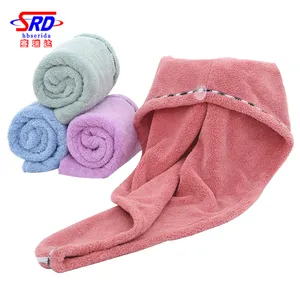 Toalha absorvente de secagem rápida, toalha envoltória de toalha de microfibra para secagem rápida e rápida, em estoque