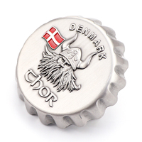 Design personnalisé 3d métal Danemark viking souvenir touristique aimant de réfrigérateur personnalisé ouvre-bouteille de bière