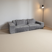 Lit de chaise de canapé simple d'éponge comprimée par vide de style paresseux avec la couverture lavable pour le salon-prix usine/vente en gros