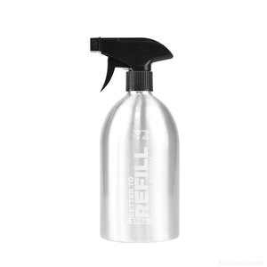 Bouteille vaporisateur 800 ml en aluminium poli à épaulement robuste, pour huiles essentielles et brumes solaires, avec bouchon à 28 dents Pure Dew - Product Image 4
