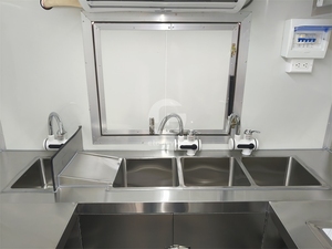 Remorque de vente de <span class=keywords><strong>hot</strong></span>-dogs neuve, mobile, en acier inoxydable, pour la restauration rapide, camion de cuisine multifonctionnel - Product Image 6