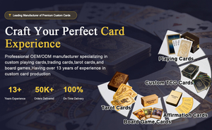 Cartas de Juego de Plástico PVC Impresas Personalizadas con Caja <span class=keywords><strong>para</strong></span> <span class=keywords><strong>Casino</strong></span>, Juego de Cartas de Póker Doradas - Product Image 3