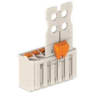 <strong>2091</strong>-1106/002-1000 100% Original Lighting Connector Push-in Mounting Female Clamp 10 A, 6 Pole, Way, 300 V, Light Gray, <strong>2091</strong> - Product Image 2