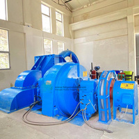 Turbin Air Tenaga Hidro Pelton Industri Produktivitas Tinggi 500kW 800kW Generator Pembangkit Listrik Tenaga Hidro