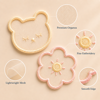 Marque-page en organza brodé personnalisé en usine, motif dessin animé Kawaii, forme mignonne, transparent, cadeau promotionnel pour étudiants et librairies