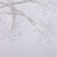 LED-Schneeflocken-Lichterkette, Feengirlande, Heimdekoration für drinnen und draußen, Urlaub, Weihnachten, Party, Hochzeit, Festival, Feier, Ornament