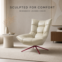 Fauteuil d'appoint moderne rembourré, fabrication directe usine OEM ODM, option en cuir pleine fleur ou tissu, pour salon et salle à manger