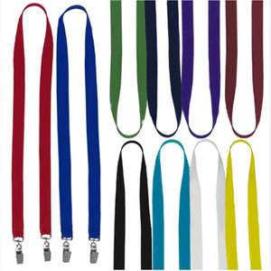 Персонализированный дизайнерский ланъярд для студенческих пропусков с тканым принтом, из полиэстера и сатина, с логотипом - Product Image 4