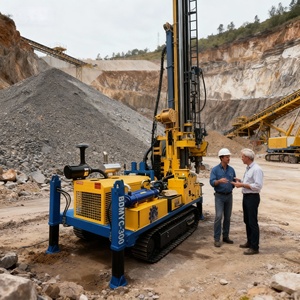 Plataforma de Perforación Rotatoria sobre Orugas Totalmente Hidráulica con Motor Diésel, Bomba de <span class=keywords><strong>Aire</strong></span> Nueva, Precio de Fábrica - Product Image 5