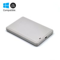 Lector/Escritor RFID UHF Ultra Delgado de 11 mm FineJoin Plug & Play, Lector USB OEM para Teclado, Material ABS, Seguimiento de Activos de Oficina