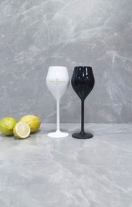 Verre à vin rouge personnalisé avec logo, verre à champagne en acrylique, gobelet en plastique réutilisable, flûtes à champagne en plastique - Product Image 2