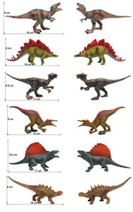ขายส่งผสมจำนวนมากสดใสใหม่ ECO พลาสติกไดโนเสาร์ Juguetes สำหรับเด็ก2022 - Product Image 4