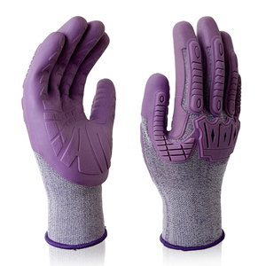 الأكثر مبيعًا قفازة سيليكون واقية مضادة للقطع من البوليستر تأثير على العمل - Product Image 6