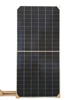 Panel surya Trina Vertex Bifacial modul Pv surya 570w 580w 590w Kelas Mono sel surya n-jenis penutup depan kaca Max 600w stok