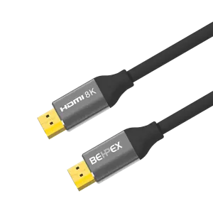 High Quality 8K Ultra HD HDMI 2.1 Cable Aluminium Alloy Connector for Various HDMI Devices 2m