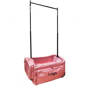 定制舞蹈架行李架轮式28英寸可折叠旅行袋滚动服装架舞者行李箱