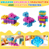 Blocs de construction souples en silicone, ensemble de construction flexible, jouet d'empilage DIY pour tout-petits, cadeau éducatif, vente en gros