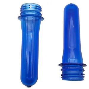 28mm PCO 1881 21g Blue color drinking water Bottles PET plastic 400ml-600ml bottle preform