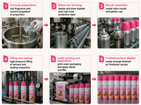 Désodorisant d'ambiance au parfum de jasmin, parfum floral, aérosol pour bureau, salon, spray