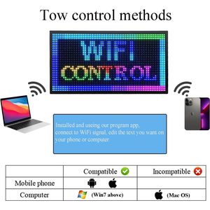 Pantalla LED P10 para exteriores, resistente al agua, letrero comercial para entrada de tienda, indicador luminoso, control por Wifi, texto desplazable, alto brillo, SMD - Product Image 3
