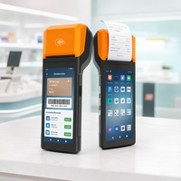 Terminal de point de vente intelligent Android H10, appareil portable NFC avec écran 5,5 pouces, Wi-Fi double bande, machine de point de vente mobile pour services commerciaux