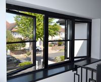 Ventanas y Puertas de Vidrio Ultrafinas de Marca, Ventanas de Aluminio con Doble Acristalamiento, Ventanas Corredizas de Línea Delgada
