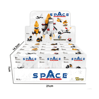 Nouvel ensemble de briques PVC QS, 50 pièces, thème bâtiments modernes, jeu de construction DIY 6-en-1 pour enfants de 2 ans et plus, cadeau éducatif