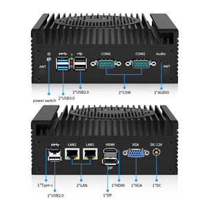 Pc industri tertanam <span class=keywords><strong>Intel</strong></span> N305 komputer Mini industri <span class=keywords><strong>CPU</strong></span> 2 COM RS232 DDR5 HD-MI 2.0 Port Tipe C RAM 16GB dan SSD 256GB - Product Image 2