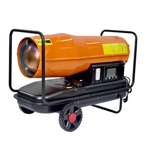 20KW Portable Electric Diesel Air Heater Industrial Design With Handlebar And Wheels