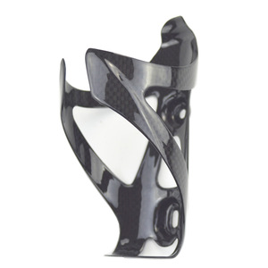 Porte-bidon de vélo tout en fibre de carbone avec logo personnalisé, finition brillante/mate, tissage 3K, accessoire de vélo unisexe - Product Image 2