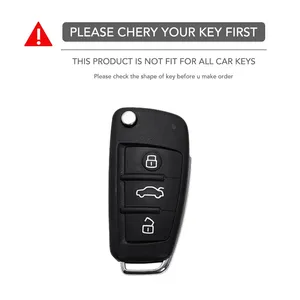 <span class=keywords><strong>Coque</strong></span> de protection en silicone pour <span class=keywords><strong>clé</strong></span> de voiture <span class=keywords><strong>Audi</strong></span> A4 B7 A6 C6 4F 8V <span class=keywords><strong>A3</strong></span> <span class=keywords><strong>8P</strong></span> A1 <span class=keywords><strong>A3</strong></span>, accessoires, étui pour <span class=keywords><strong>clé</strong></span> télécommande 3 boutons - Product Image 2