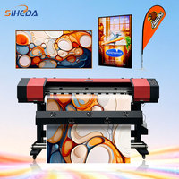 Plotter de Impresión Eco Solvente Comercial de 1300 mm, Resolución de 720 a 1440 dpi, para Película de Caja de Luz, Vinilo Adhesivo, Arte Decorativo de Pared