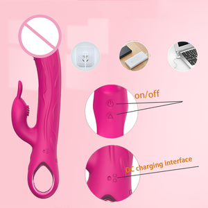 Vagina-Vibratoren Frauensextoys Klitoris-Nippel-Stimulation Vibratoren Rabbit-Massage Erwachsenen-Sexspielzeuge - Product Image 2