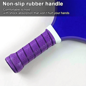 Nouvelle conception approuvée par l'USAPA, pagaie de pickleball silencieuse de 16 mm, réduit le bruit de 30 %, pratique en intérieur et en extérieur, jeu silencieux - Product Image 5