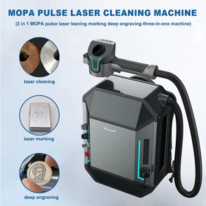 Machine de nettoyage laser portable mini 100W 120W pour sac à dos, idéale pour l'élimination de la rouille et de la peinture sur bois, métal, acier inoxydable et aluminium en extérieur - Product Image 3
