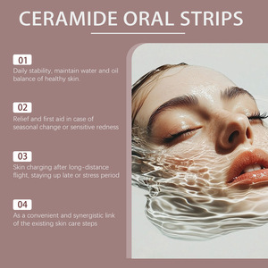 Bandes buccales OEM à dissolution rapide au céramide, d'origine végétale, pour l'hydratation de la peau, la rétention de l'humidité, le soutien de la barrière cutanée et l'anti-âge - Product Image 3