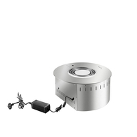 Smart Kamin Grand Cheminée Intérieur Electrique Automatique BioEthanols Inserts Ronds à l'Ethanol 38cm