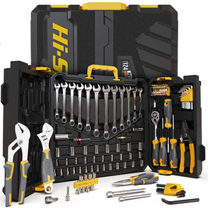 124 Piece Socket Wrench Tool Set Metric Imperial Automotive Repair Kit - Product Image 1