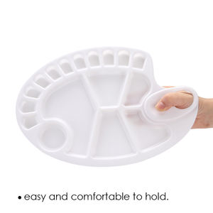 ถาดผสมสีน้ำพลาสติกสำหรับวาดภาพศิลปะแบบมืออาชีพ ยี่ห้อ Foska รุ่นคลาสสิก พาเลทแบบพกพาสำหรับศิลปิน - Product Image 3