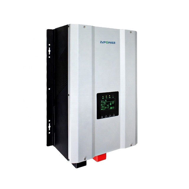 Inert 4000w 5000w 6000w 8000w 10000w 120000w 12v/24v/48v Solar Hybrid Inverter Inside Mppt Pure Sine Wave Power Inverter