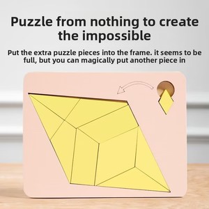 Rompecabezas de Madera Impossible Challenge Nivel 10, Juguete Educativo para Niños de 0 a 24 Meses, Menos de 50 Piezas, 10 Niveles - Product Image 3