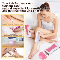 Chauffe-cire roll-on double face pour usage domestique, kit d'épilation avec thermostat électronique pour le nez, les mains, le corps, les pieds et la tête